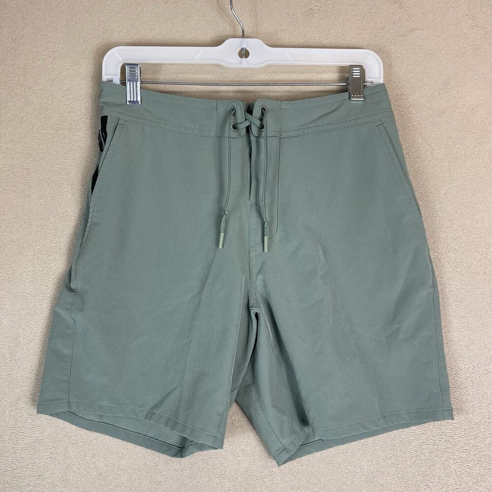 Ten Thousand Shorts Mens S Green The Foundation Short Lined Drawstring Waist